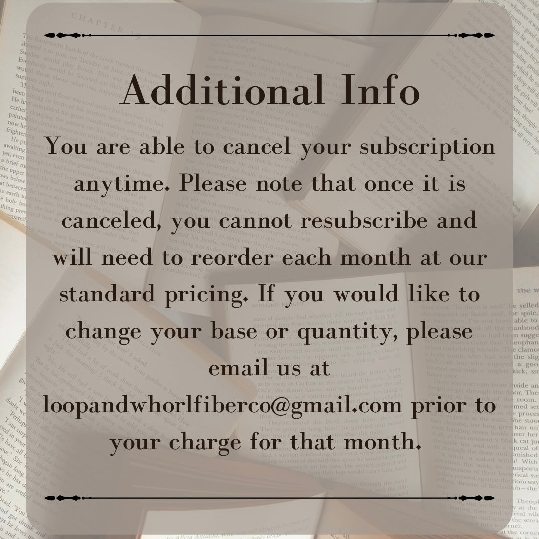 February Bookish Colorway: Seam of my mouth