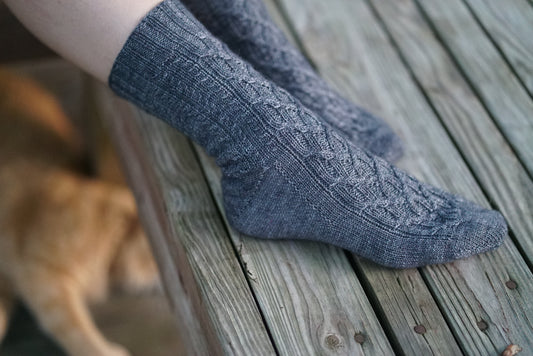 Pattern PDF: When in Hallstatt Socks