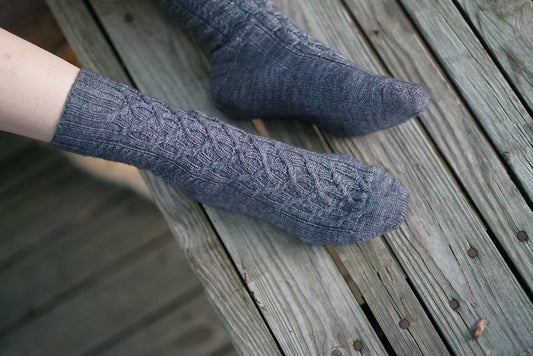 Pattern PDF: When in Hallstatt Socks